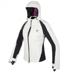 LADIES PURE D-DRY JACKET E1 /R67 WHITE/BLACK/PURPL