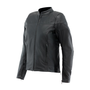 ITINERE LEATHER JACKET WMN /001-BLACK